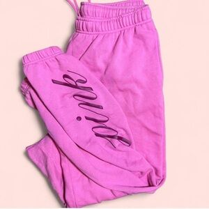 PINK Victoria's Secret Fuchsia Joggers